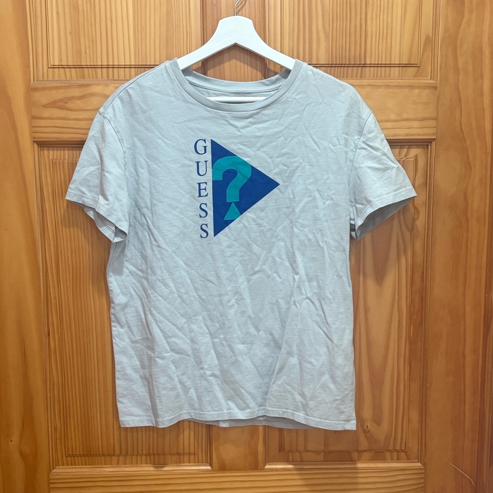 Guess Blue Vintage Logo T-Shirt Size Medium. - Picture 2 of 6